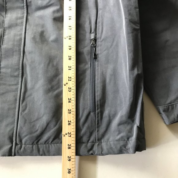 Rugged Elements Trek Utility Jacket Mens XL Gray Full Zip Hooded Water Resistant - Picture 12 of 16